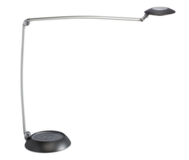 lampe de table à DEL avec variateur, lumière blanc neutre, argent