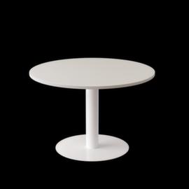 Paperflow Table de conférence easyDesk, Ø 1150 mm, panneau blanc