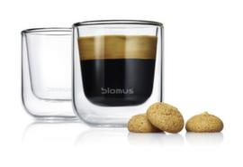 Blomus Kit de tasses NERO, 2 verres sans anses