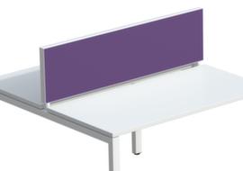 Paperflow Cloison de table, hauteur x largeur 330 x 1200 mm, paroi violâtre