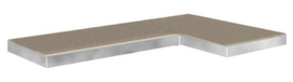 Plancher en aggloméré pour l'étagère d'angle de stockage à gauche ou à droite, largeur x profondeur 890 x 590 mm