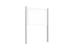 Stand pour vitrine d'affichage, aluminium