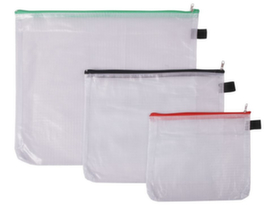 EICHNER Ensemble de sacs à fermeture éclair, DIN B4/DIN B5/DIN B6, transparent