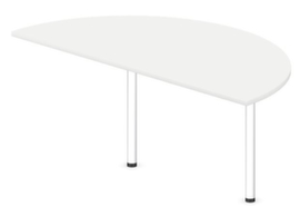 Nowy Styl Table de rallonge ronde E10 pour bureau, largeur x profondeur 1660 x 800 mm