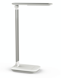 MAUL lampe de bureau à DEL avec variateur MAULjazzy, lumière blanc chaud, blanc