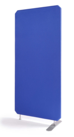 Cloison de séparation insonorisante, hauteur x largeur 1800 x 1000 mm, paroi bleu