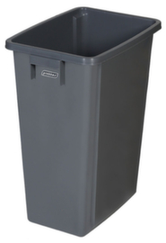 Collecteur ouvert de matières recyclables probbax®, 60 l, gris