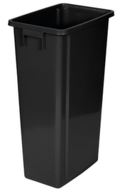Collecteur ouvert de matières recyclables probbax®, 80 l, noir