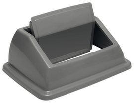 Couvercle oscillant probbax® pour collecteur de recyclage, gris