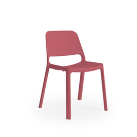 Mayer Sitzmöbel chaise empilable myNUKE utilisable à l'extérieur, rouge framboise