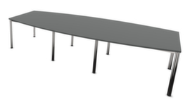 Nowy Styl Table de conférence E10, largeur x profondeur 3200 x 1400 mm