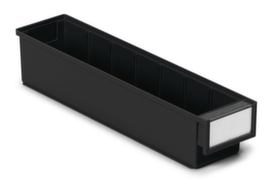 Treston bac compartimentable ESD, noir, profondeur 400 mm