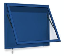 Vitrine d'affichage colorée avec orifice de ventilation pour l'extérieur