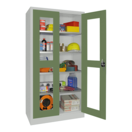 PAVOY Armoire à portes vitrées Basis