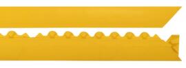 baguette de finition de bordure Ramp pour tapis antifatigue, jaune