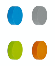Aimant rondelle, triés selon les couleurs, hauteur x Ø 9,8 x 32,6 mm