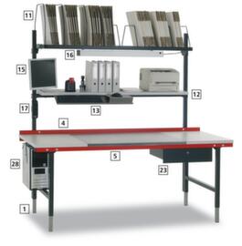 Rocholz Table d'emballagemodulaire de travail et de montage 2000à hauteur réglableen différentes exécutions