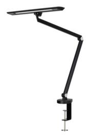 Hansa lampe d’atelier à DEL design Zirkon avec pied de serrage, lumière blanc neutre, noir