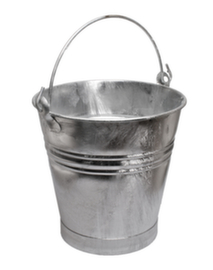 seau en t&ocirc;le d'acier, capacit&eacute; 11 l