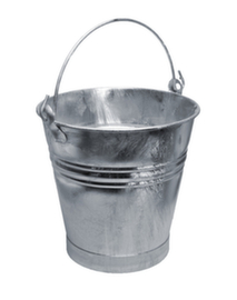 seau en t&ocirc;le d'acier, capacit&eacute; 20 l