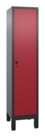 C+P Armoire Evolo à 1 compartiment - porte lisse, largeur de compartiment 400 mm