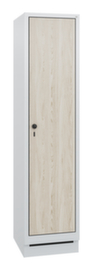 C+P Armoire Evolo 1 compartiment avec porte décorative, largeur de compartiment 400 mm