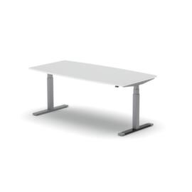 Nowy Styl Table de conférence hauteur réglable électriquement eModel 2.0, largeur x profondeur 1800 x 800 mm, panneau BI White