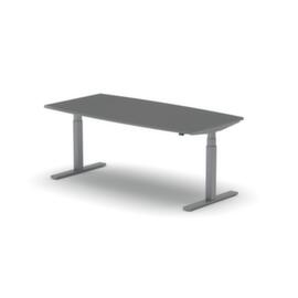Nowy Styl Table de conférence hauteur réglable électriquement eModel 2.0, largeur x profondeur 1800 x 800 mm, panneau MS Slate