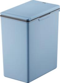 Collecteur de recyclage EKO avec couvercle tactile, 20 l, bleu, couvercle bleu