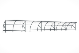WSM Abri &agrave; cycles vo&ucirc;t&eacute; Bamberg B 1/20, largeur x profondeur 20550 x 2180 mm