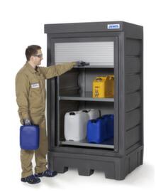 Denios Box de r&eacute;tention PolySafe, hauteur x largeur x profondeur 2060 x 1140 x 1050 mm