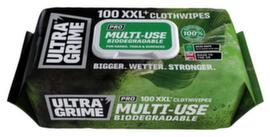 UDOB&Auml;R Lingettes de nettoyage Multiuse Bio, 100 lingettes, tissu