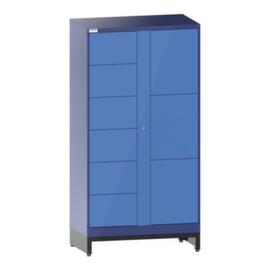 Thurmetall Armoire &agrave; casiers &eacute;lectrique, NCS S 4040-R70 B Bleu pigeon/NCS S 1060-R80B Bleu ciel