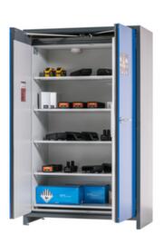 Asecos Armoire de stockage lithium-ion ION-LINE type&nbsp;90, hauteur x largeur x profondeur 1953 x 1193 x 615 mm