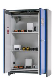 Asecos Armoire de stockage lithium-ion ION-LINE type&nbsp;90, hauteur x largeur x profondeur 1953 x 1193 x 615 mm
