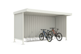 WSM Abri à cycles Leipzig Basic avec supports cycles, largeur x profondeur 4300 x 2200 mm