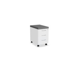 .mdd Caisson mobile, 3 tiroir(s), blanc/blanc