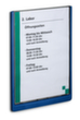 Durable Plaque de porte Click Sign avec cadre coloré, DIN A4 format portrait