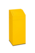 Collecteur de recyclage étiquette autocollante incl., 76 l, RAL1023 jaune signalisation, couvercle jaune