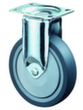 BS-ROLLEN Roulette pour machines thermoplastique avec pare-fils, force 60 kg, TPE bandage