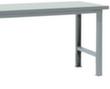 Table d'appoint pour table de montage avec cadre lourd, largeur x profondeur 1250 x 750 mm, plaque gris clair