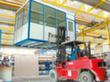 MDS Raumsysteme Plancher de transport pour cabine d'atelier, longueur x profondeur 4100 x 3100 mm