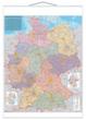Franken Carte des codes postaux de l'Allemagne, hauteur x largeur 1370 x 970 mm