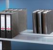 META Porte-fichiers à visser Champ de saisie à utiliser des deux côtés, 6 tablettes, avec revêtement en zinc anti-corrosion  S