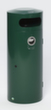 VAR Cendrier poubelle rond KS 70, RAL6005 vert mousse