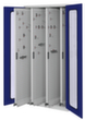 Kappes Armoire verticale RasterPlan®, 4 extensions, RAL7035 gris clair/RAL5010 bleu gentiane