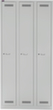 Bisley Armoire vestiaire Light gris clair avec 3 compartiments  S