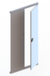 META Porte battante pour rayonnage sans boulons, hauteur x largeur 2000 x 1000 mm