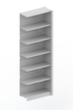 META Rayonnages de bureau Rayonnage d'extension, largeur 756 mm, 6 HC, RAL7035 gris clair