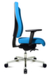 Topstar Siège de bureau pivotant Sitness 70 avec articulation Body-Balance-Tec®, bleu clair  S
